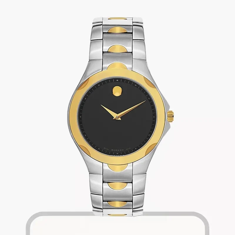 Movado Luno Sport Black Dial Premium Men's Watch- 0606906